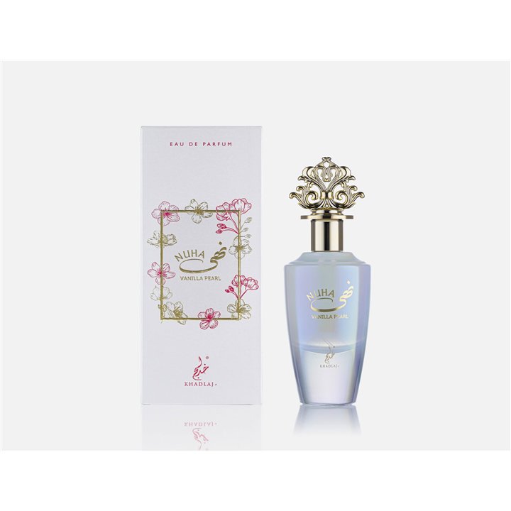 Khadlaj, Nuha Vanilla Pearl, Eau De Parfum, For Women, 85 ml - Teknashop Ltd