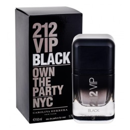 Carolina Herrera, 212 VIP Black, Eau De Parfum, For Men, 50 ml - Teknashop Ltd