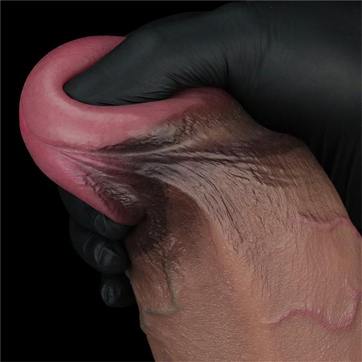 Dildo Dual Layered Silicone XXL 9.5 - LO-LV411061 - Teknashop Ltd