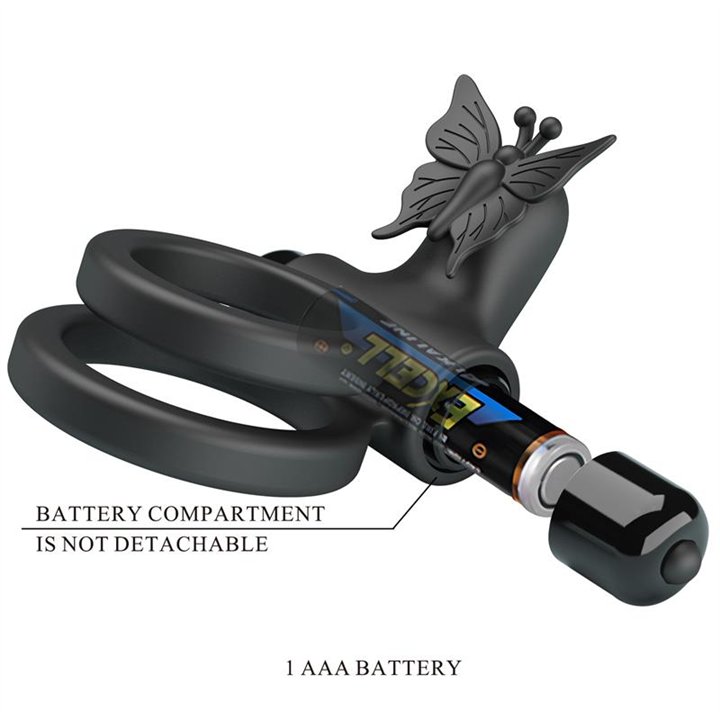 Penis Ring Passionate Ring IX with Vibration - BI-210296 - Teknashop Ltd