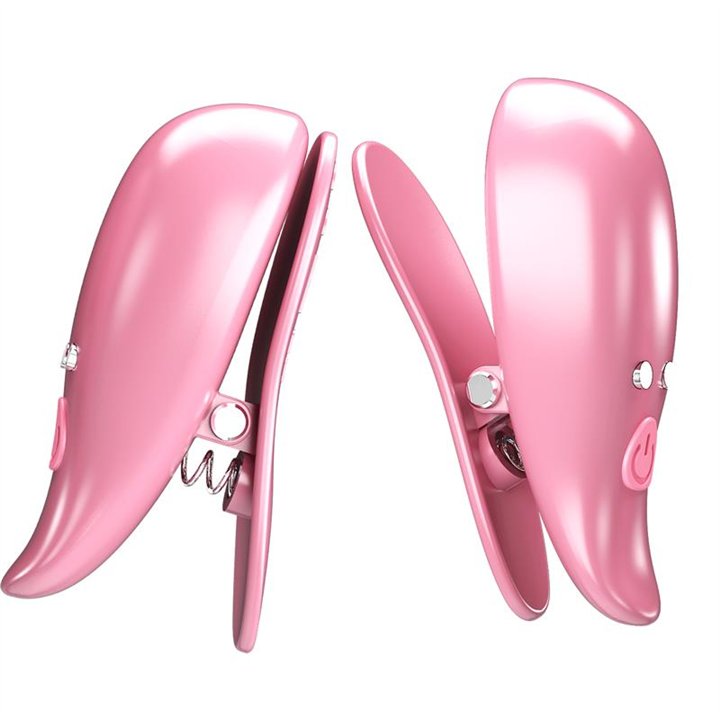 Leaf Vibrating Nipple Clamps - BI-300036 - Teknashop Ltd