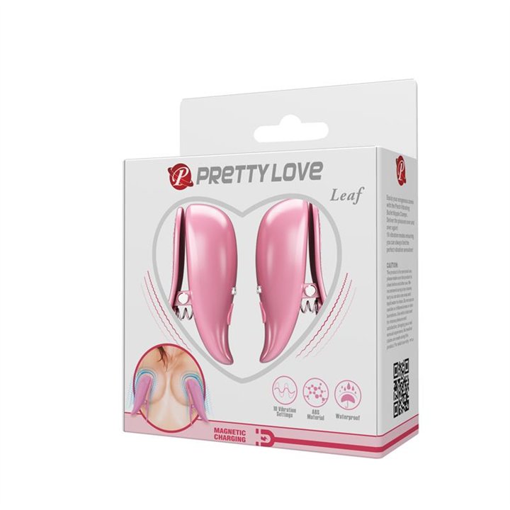 Leaf Vibrating Nipple Clamps - BI-300036 - Teknashop Ltd