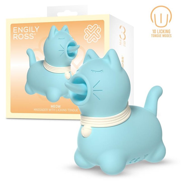 Meow Massager with Licking Tongue - ER00165 - Teknashop Ltd