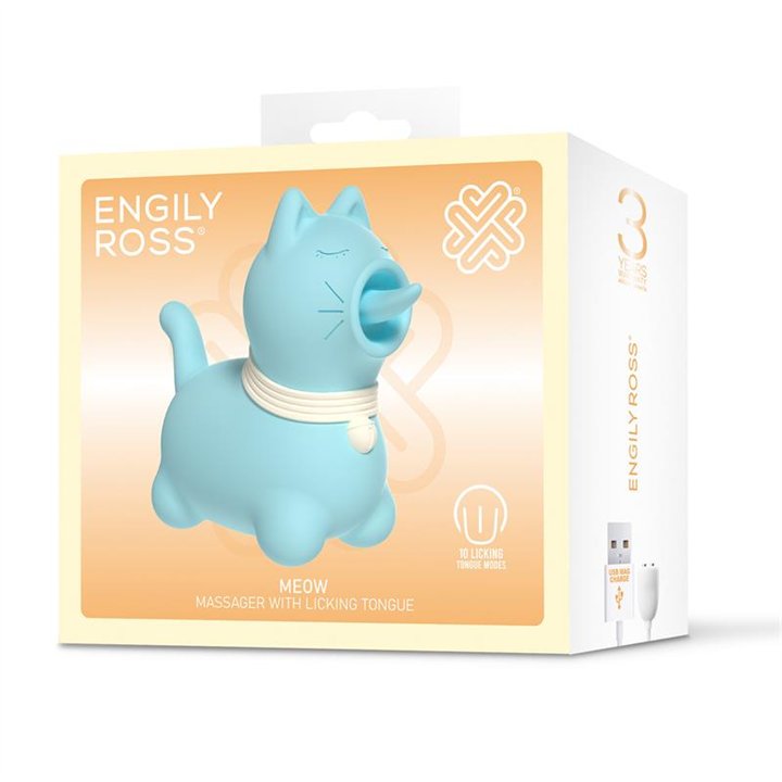 Meow Massager with Licking Tongue - ER00165 - Teknashop Ltd