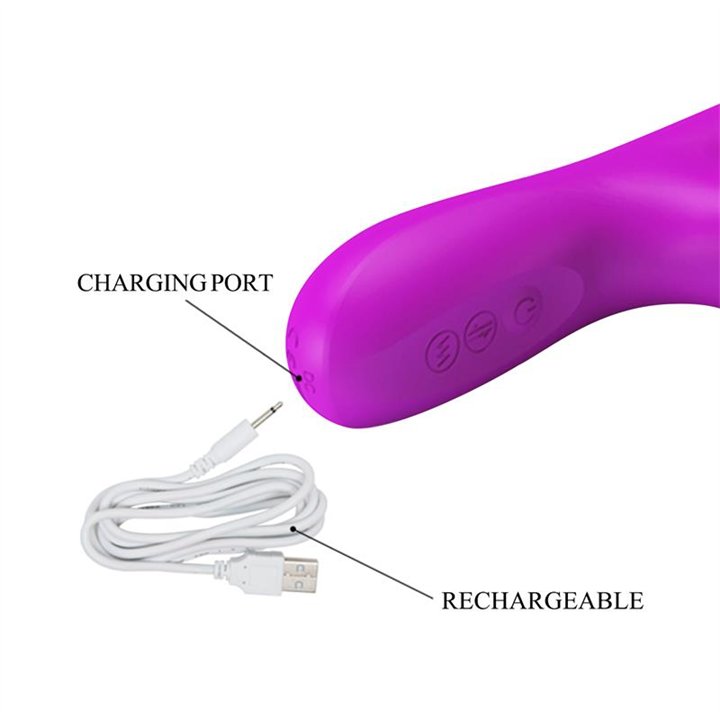 Reese Vibe with Internal Beads and Thrusting USB - BI-014902 - Teknashop Ltd