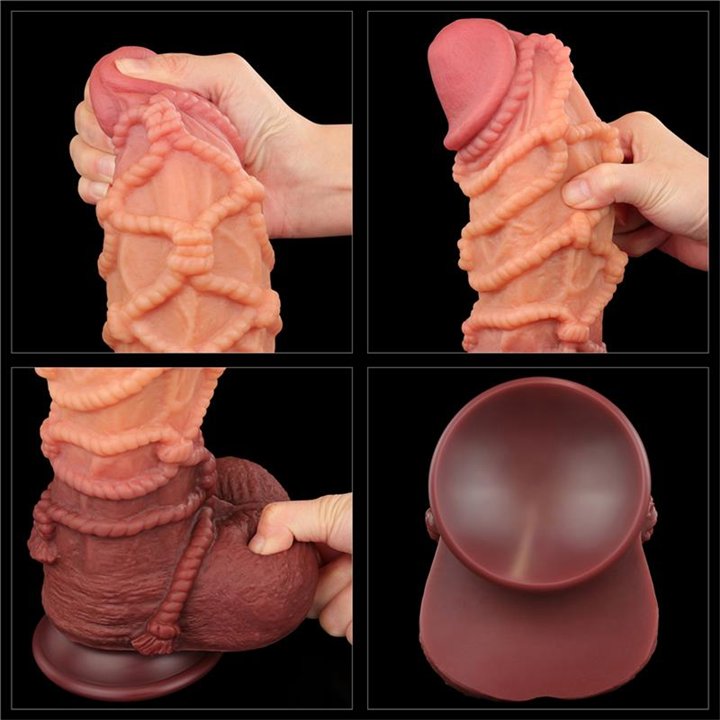 Dildo Dual Layer King Size Nature 10.5 - LO-LV411073 - Teknashop Ltd