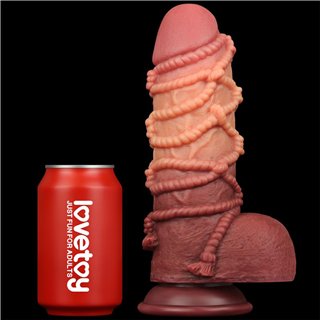 Dildo Dual Layer King Size Nature 9.5 - LO-LV411072 - Teknashop Ltd