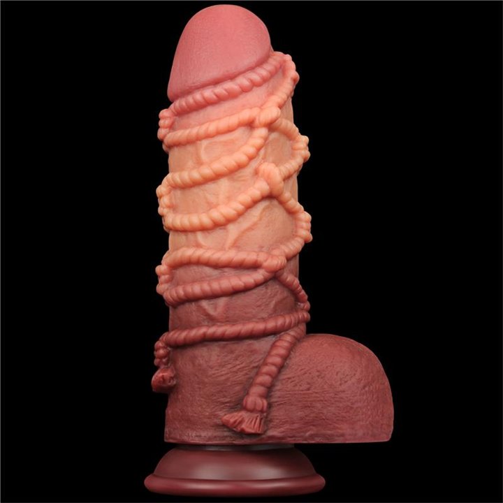Dildo Dual Layer King Size Nature 9.5 - LO-LV411072 - Teknashop Ltd