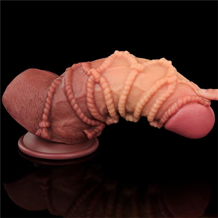 Dildo Dual Layer King Size Nature 9.5 - LO-LV411072 - Teknashop Ltd
