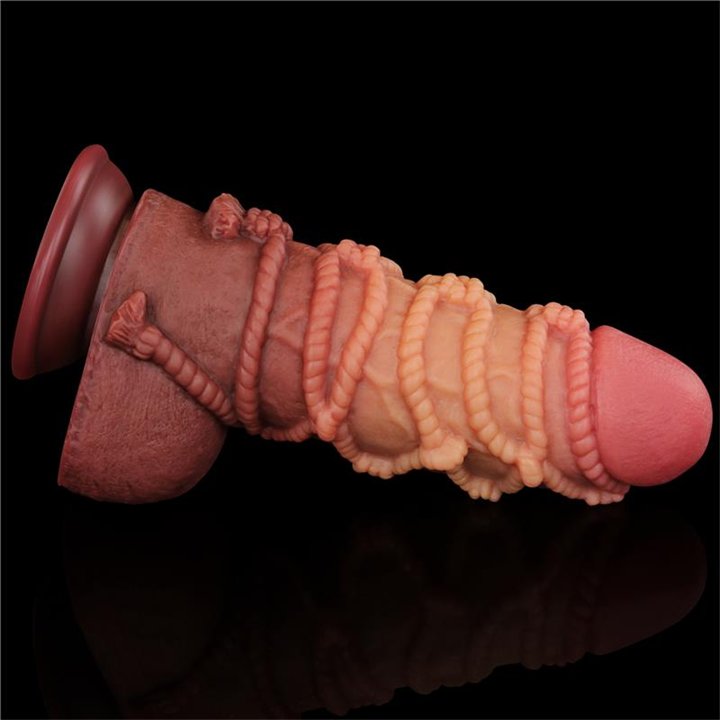 Dildo Dual Layer King Size Nature 9.5 - LO-LV411072 - Teknashop Ltd