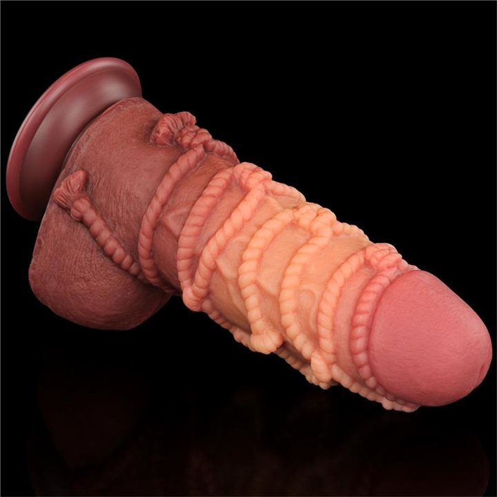 Dildo Dual Layer King Size Nature 9.5 - LO-LV411072 - Teknashop Ltd