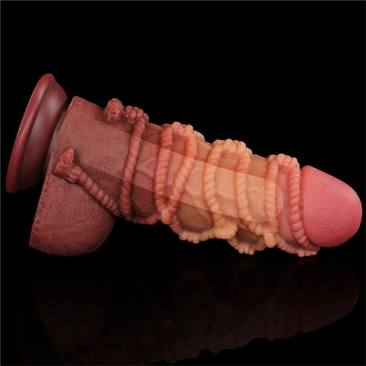 Dildo Dual Layer King Size Nature 9.5 - LO-LV411072 - Teknashop Ltd