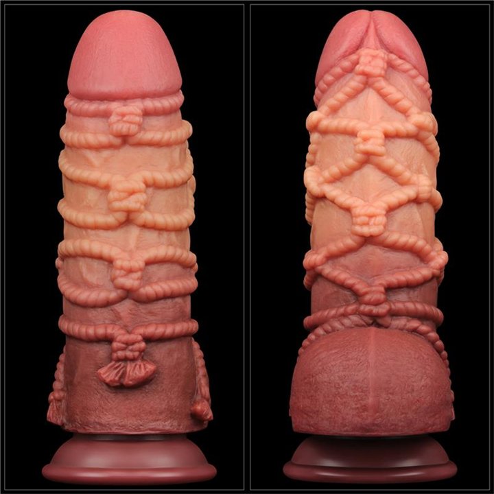 Dildo Dual Layer King Size Nature 9.5 - LO-LV411072 - Teknashop Ltd