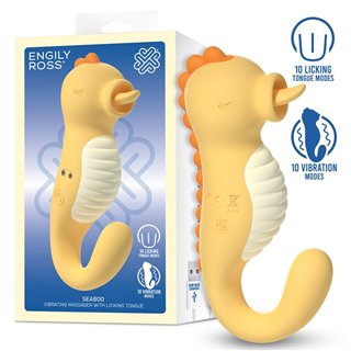 Seaboo Massager with Vibration and Licking Tongue - ER00163 - Teknashop Ltd