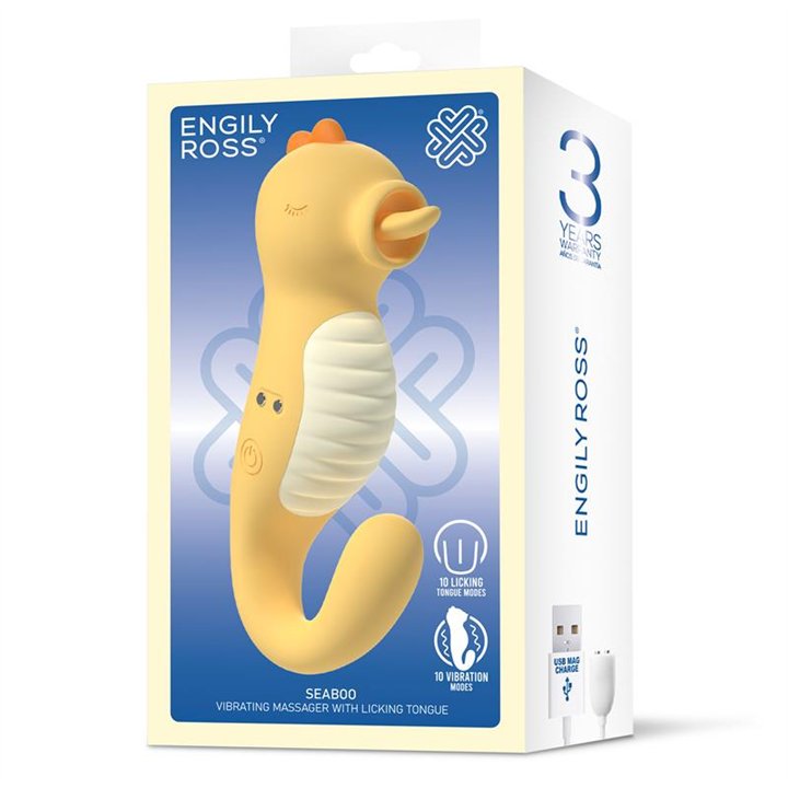 Seaboo Massager with Vibration and Licking Tongue - ER00163 - Teknashop Ltd