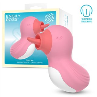 Quacky Massager with Licking Tongue - ER00162 - Teknashop Ltd