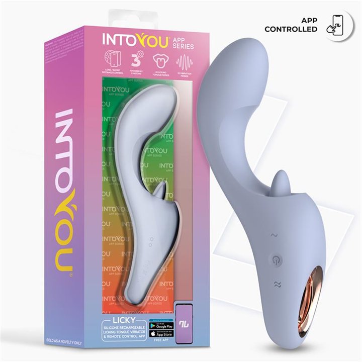 Licky Licking Tongue Vibrator with App - IN-211 - Teknashop Ltd