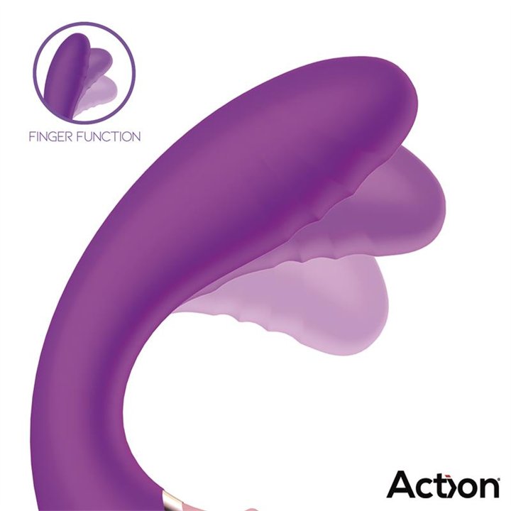 Two Lovers 3 in 1 Finger and Airflow Vibrator - AC-799 - Teknashop Ltd