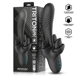 Triton Triple Licking Tongue Vibrator - U-218 - Teknashop Ltd