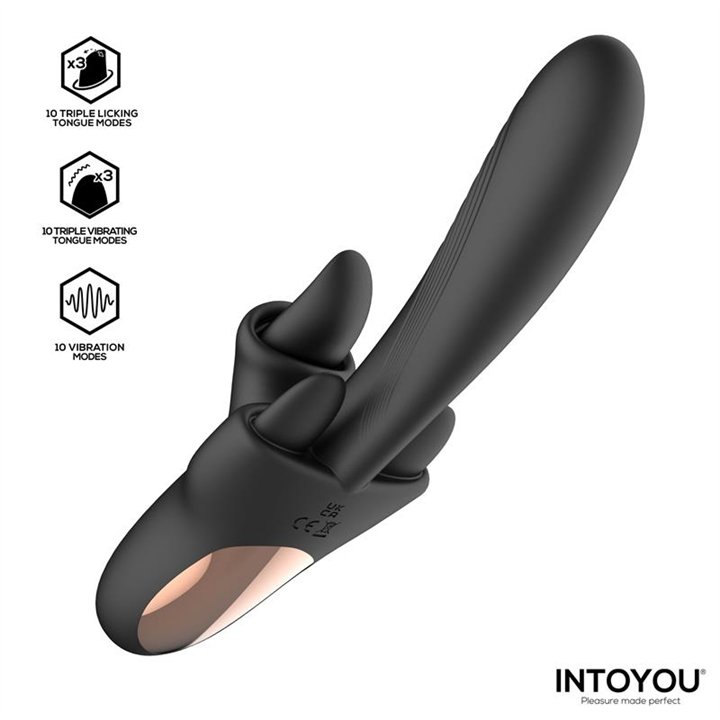 Triton Triple Licking Tongue Vibrator - U-218 - Teknashop Ltd