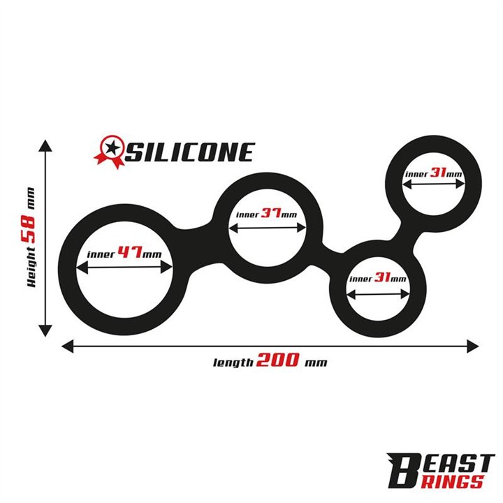 Multicockring Silicone 47 mm - BR-151 - Teknashop Ltd
