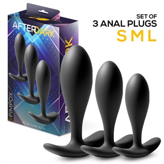Pimpox Set of 3 Anal Plugs - AD-154 - Teknashop Ltd