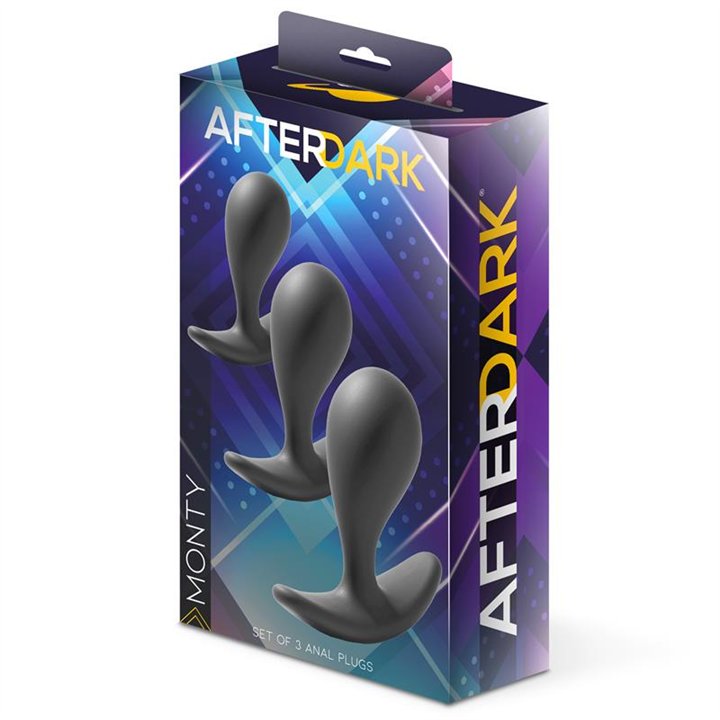 Monty Set of 3 Anal Plugs - AD-152 - Teknashop Ltd