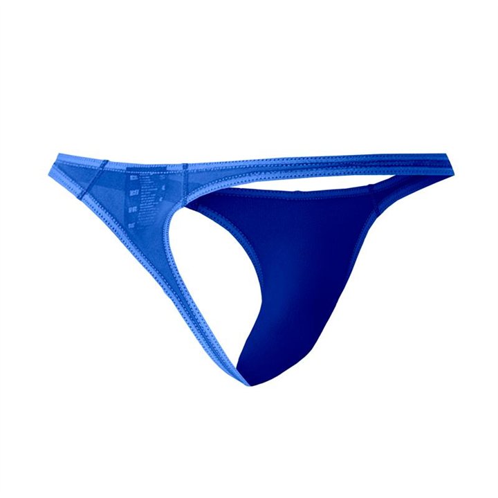 C4MSPX06 Brazilian Thong Mesh Electric Blue - 3701705107144 - Teknashop Ltd