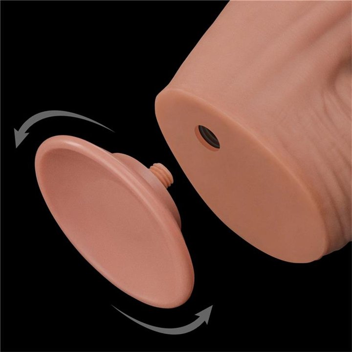 Dildo Dual Layer Sliding Skin 12 - LO-LV317052 - Teknashop Ltd