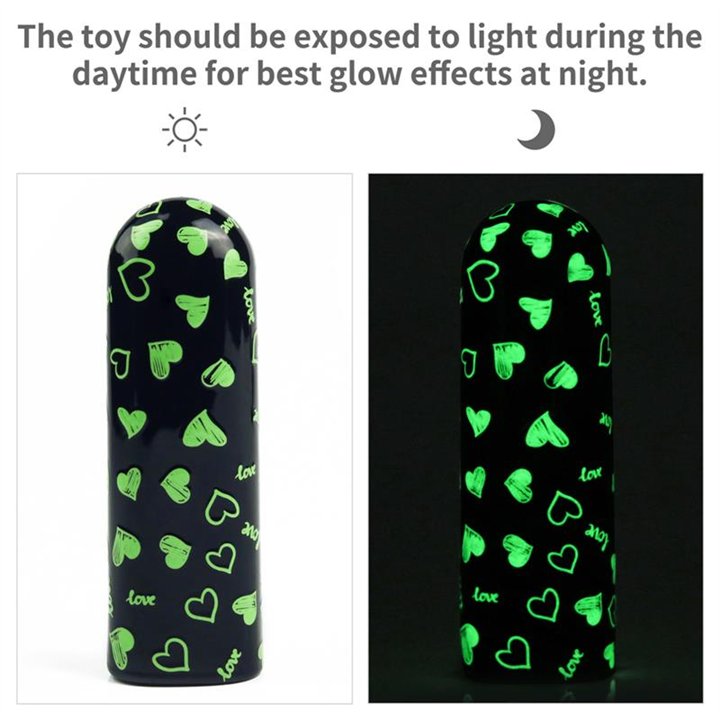 Vibrating Bullet Glow-in-the-dark - LO-LV230221 - Teknashop Ltd