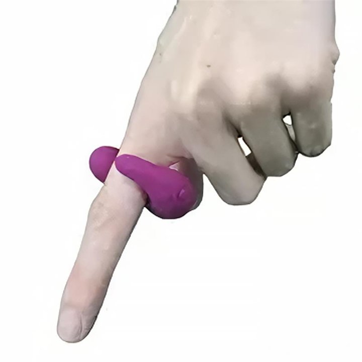 Swamson Stimulator Duckling Thimble USB Silicone Violet - LTB-177 - Teknashop Ltd