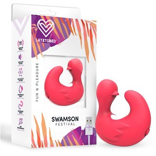 Swamson Stimulator Duckling Thimble USB Silicone Rose - LTB-176 - Teknashop Ltd