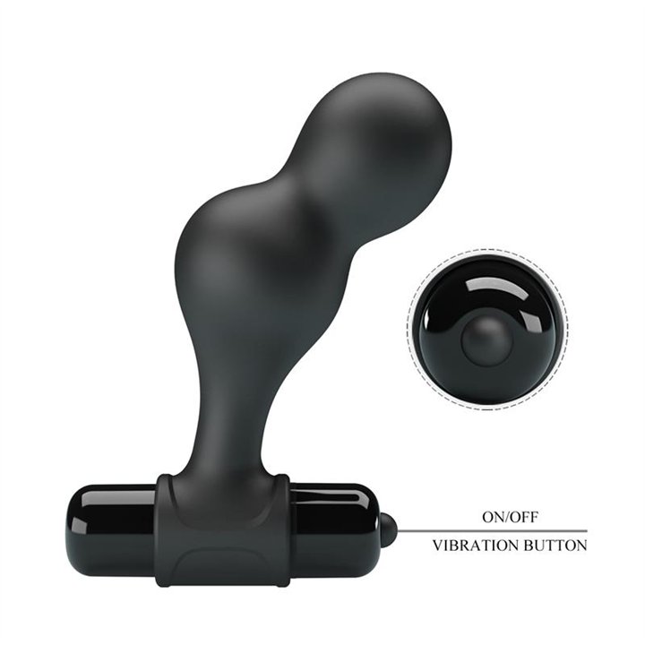Vibrating Butt Plug - BI-040133-MR - Teknashop Ltd