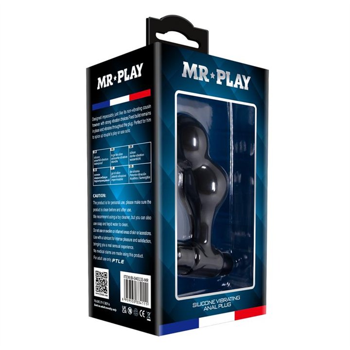 Vibrating Butt Plug - BI-040133-MR - Teknashop Ltd
