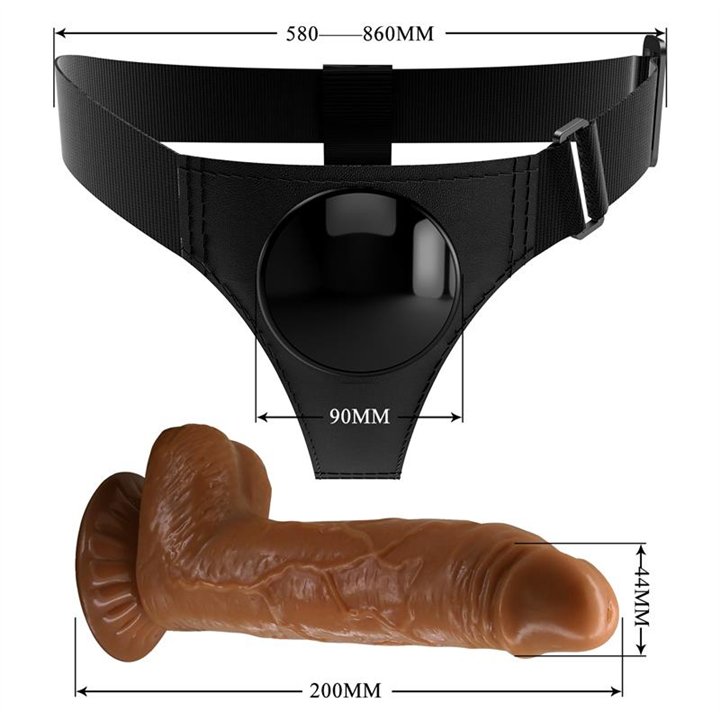 Michael Harness with Dildo 7 - BW-022092NR - Teknashop Ltd