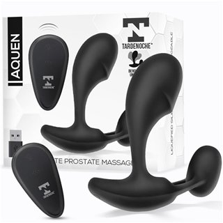 Aquen Prostate and Perineum Stimulator Liquid Silicone Remote Control Magnetic USB - T-145 - Teknashop Ltd