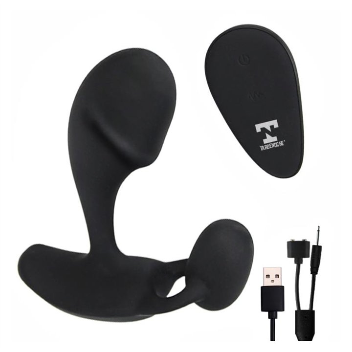 Aquen Prostate and Perineum Stimulator Liquid Silicone Remote Control Magnetic USB - T-145 - Teknashop Ltd