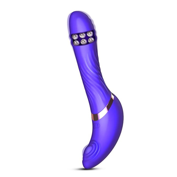 Rayden Detachable Rotating Beads Vibrator with Pulsation Two Positions - AC-190 - Teknashop Ltd