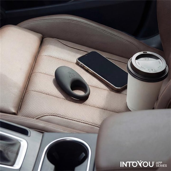 Ringo Vibrating Ring with App Unibody Black - IN-319 - Teknashop Ltd