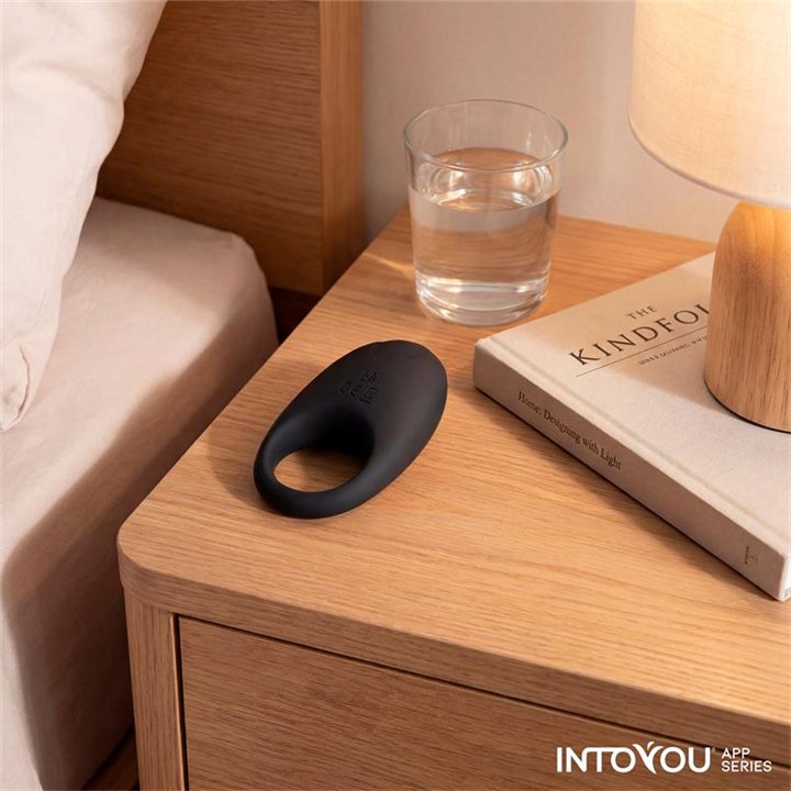 Ringo Vibrating Ring with App Unibody Black - IN-319 - Teknashop Ltd
