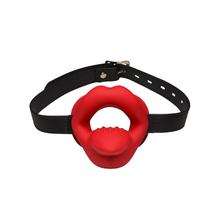 Sissy Mouth Gag with Vibration - 848518057525 - Teknashop Ltd