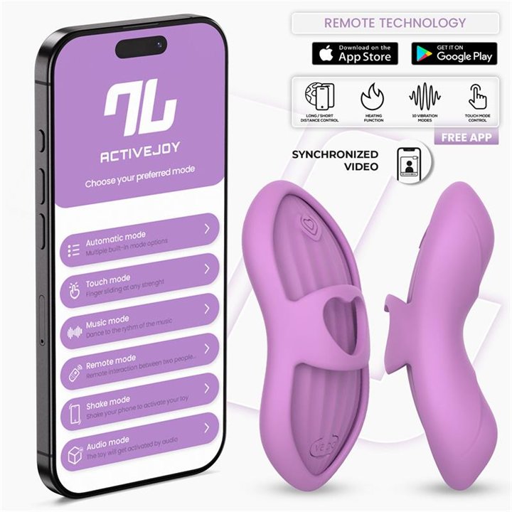 Laia Heated Finger Vibrator with App Lavender - IN-129 - Teknashop Ltd
