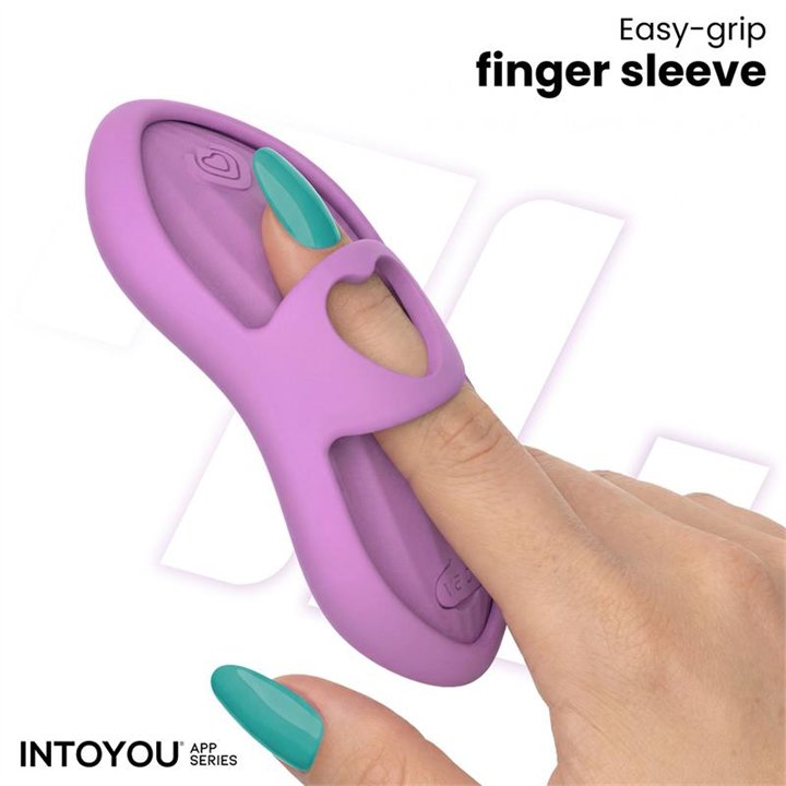 Laia Heated Finger Vibrator with App Lavender - IN-129 - Teknashop Ltd
