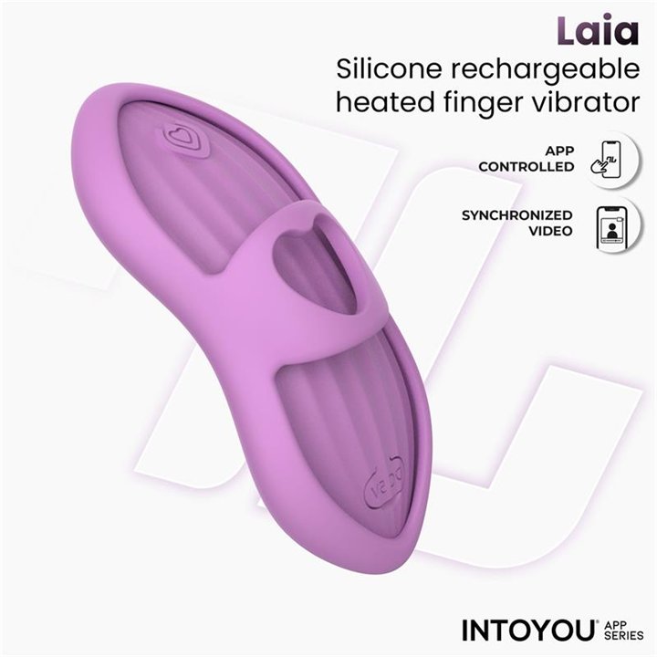 Laia Heated Finger Vibrator with App Lavender - IN-129 - Teknashop Ltd