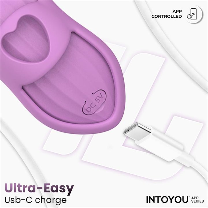 Laia Heated Finger Vibrator with App Lavender - IN-129 - Teknashop Ltd