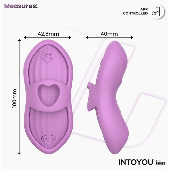 Laia Heated Finger Vibrator with App Lavender - IN-129 - Teknashop Ltd