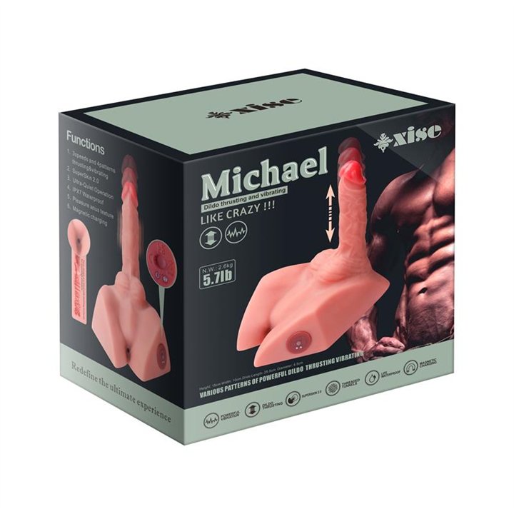 Michael Masturbator with Thrusting and Vibration 2.57 kg - SQ-MAR30024 - Teknashop Ltd