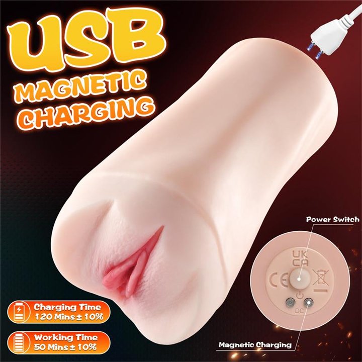 Penny Masturbator with Vibration - SQ-MA60158V - Teknashop Ltd