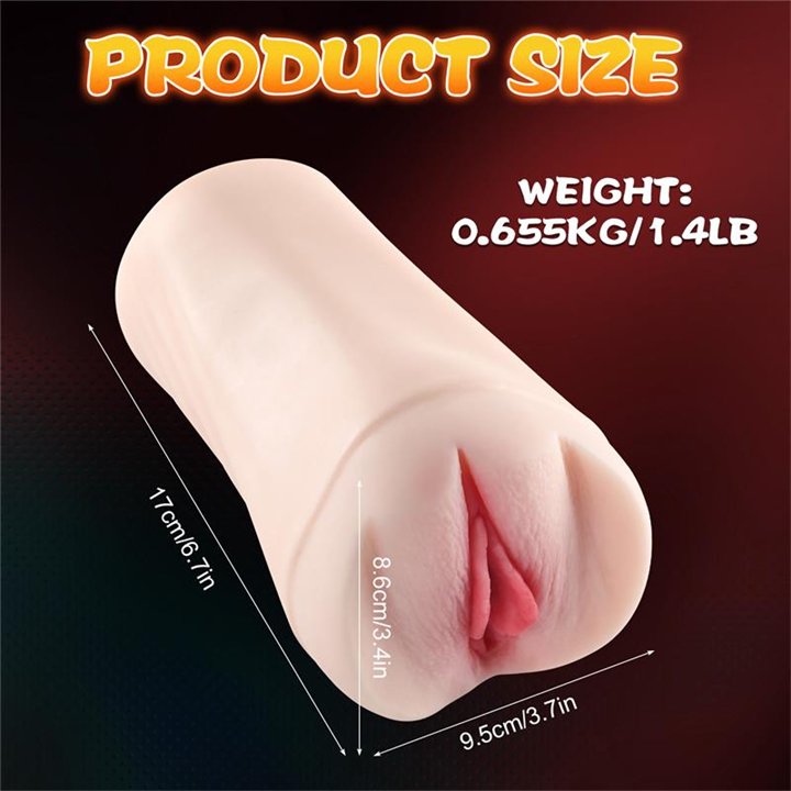 Penny Masturbator with Vibration - SQ-MA60158V - Teknashop Ltd
