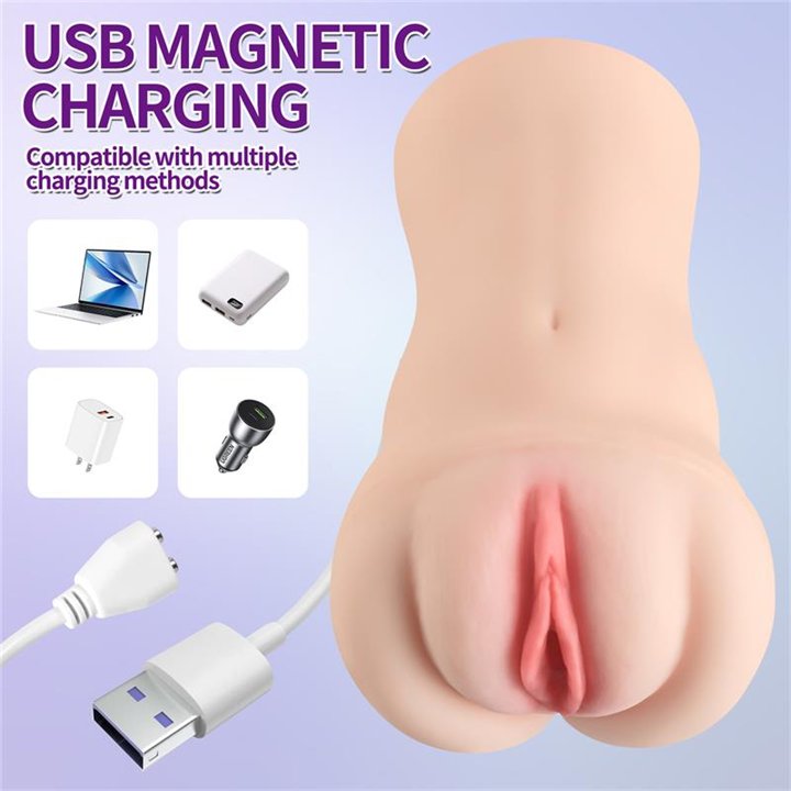 Brenna Masturbator with Vibration - SQ-MA60157V - Teknashop Ltd